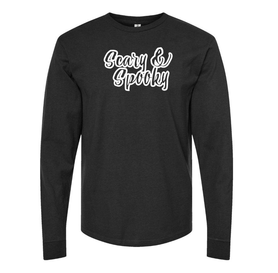 Men's Scary & Spooky Long Sleeve T-Shirt