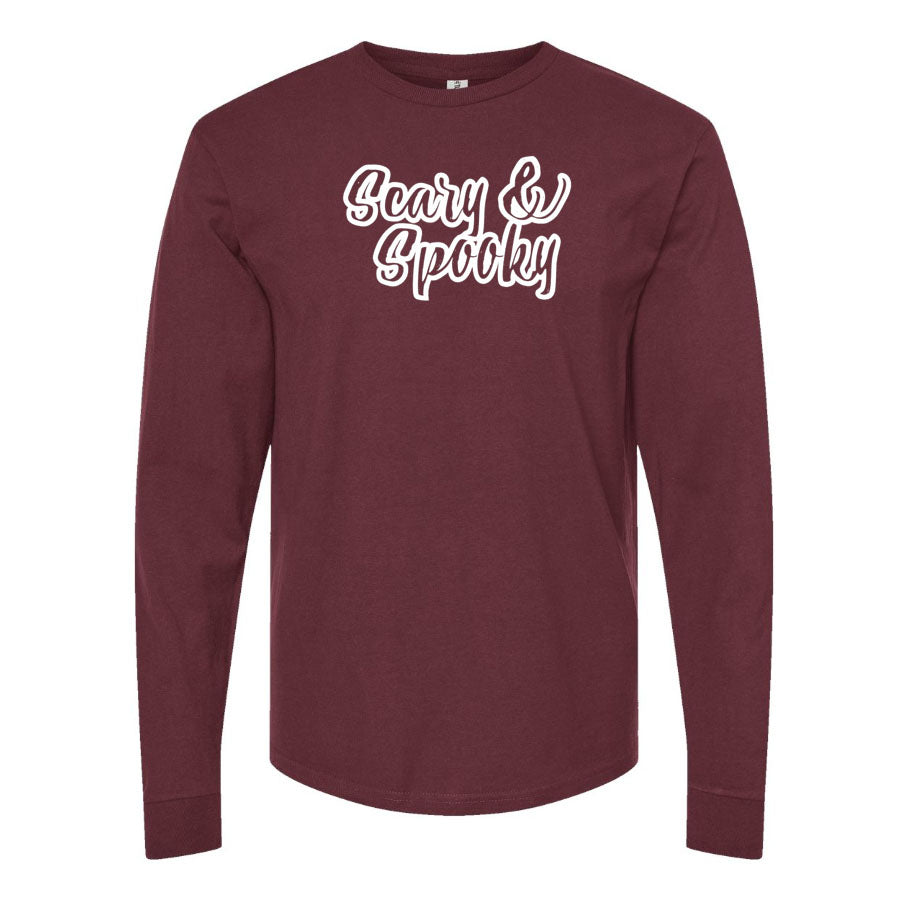 Men's Scary & Spooky Long Sleeve T-Shirt