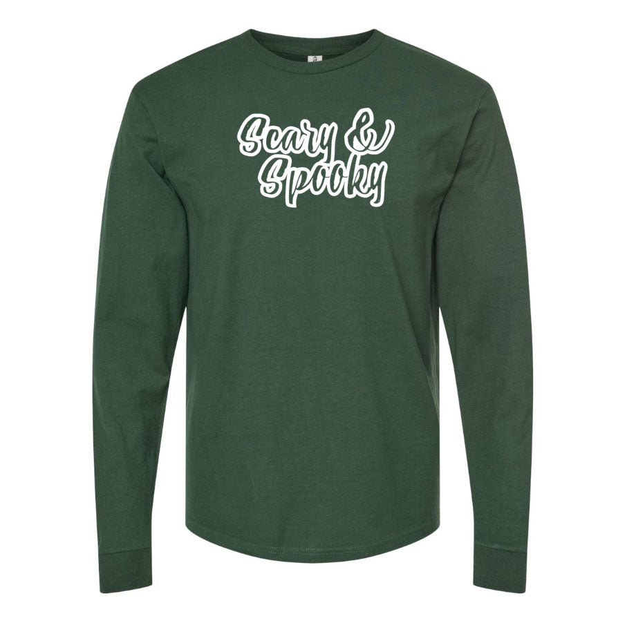 Men's Scary & Spooky Long Sleeve T-Shirt