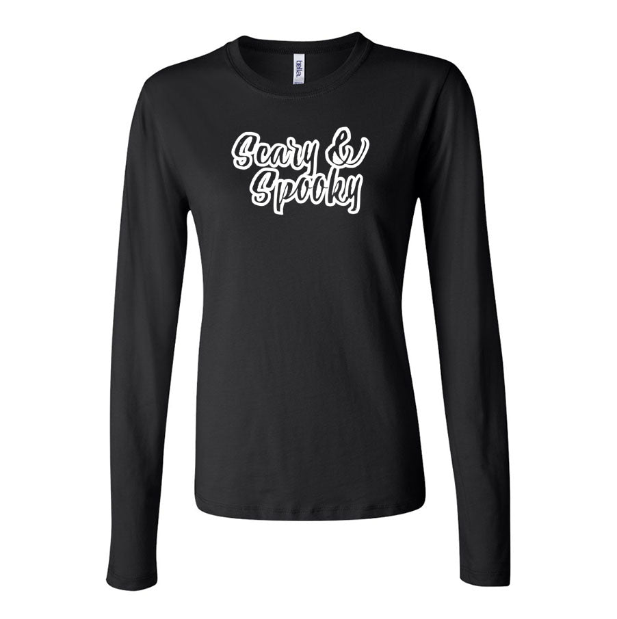 Women's Scary & Spooky Long Sleeve T-Shirt