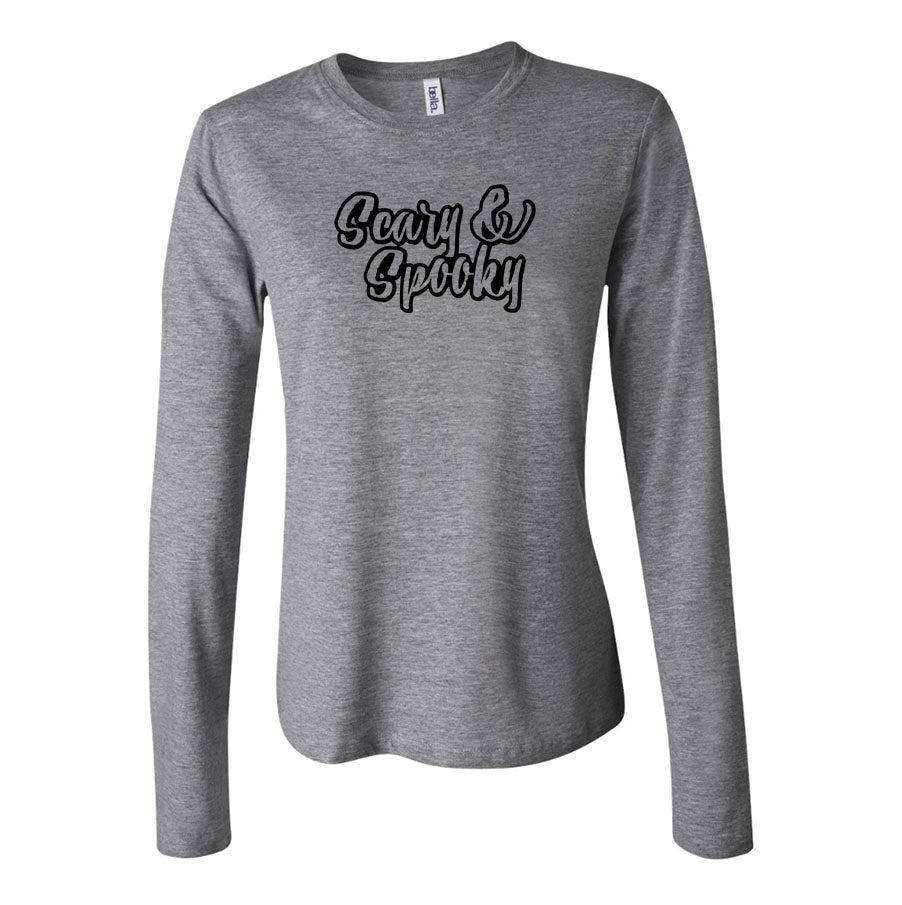 Women's Scary & Spooky Long Sleeve T-Shirt