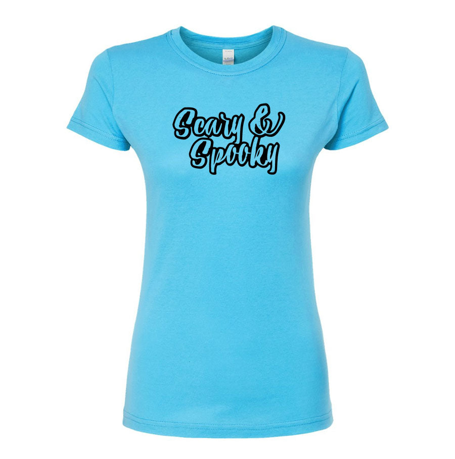 Women's Scary & Spooky Round Neck T-Shirt