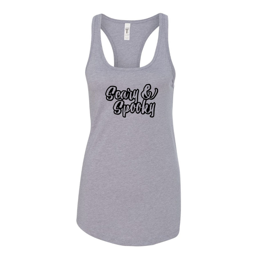 Women's Scary & Spooky Racerback Tank Top
