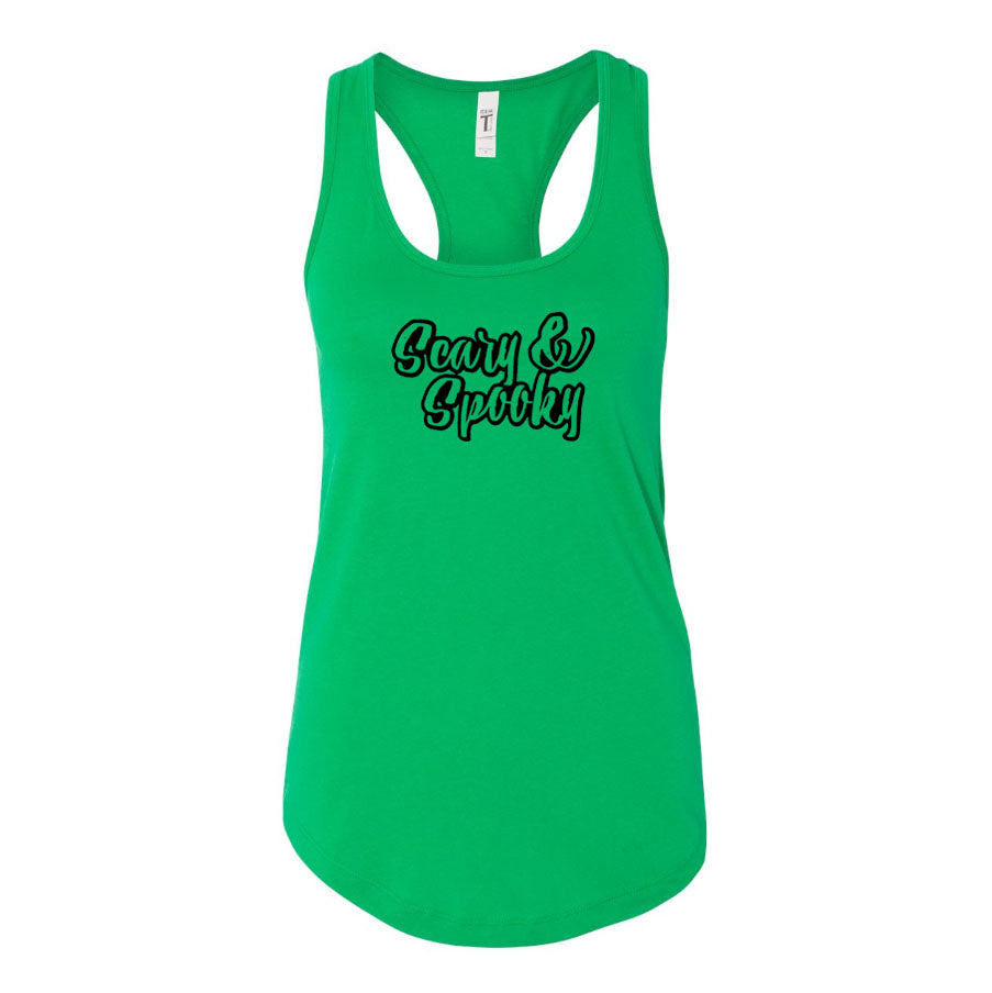 Women's Scary & Spooky Racerback Tank Top
