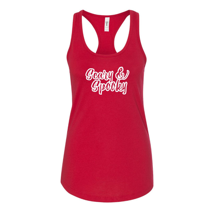 Women's Scary & Spooky Racerback Tank Top