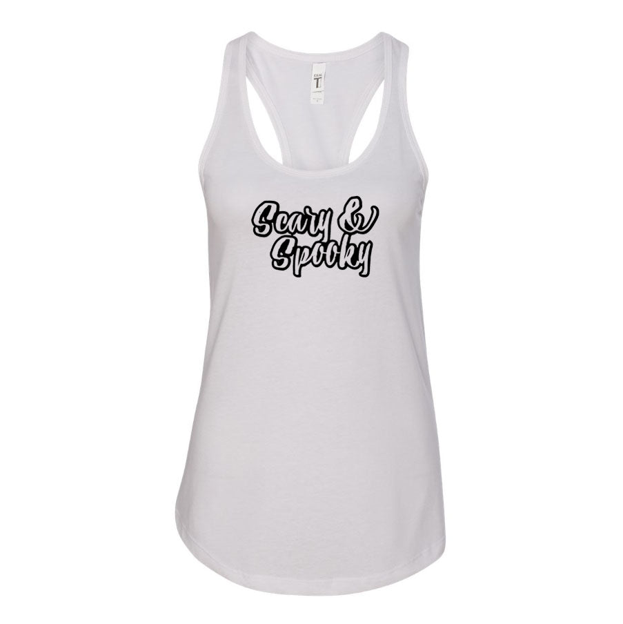 Women's Scary & Spooky Racerback Tank Top
