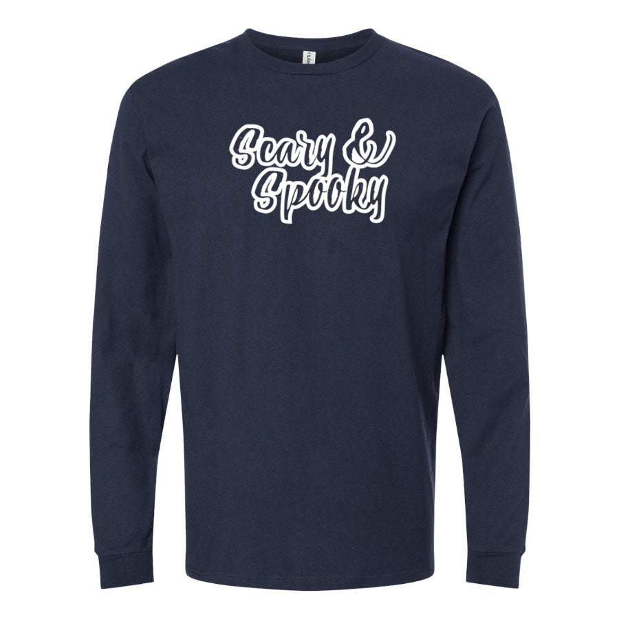 Youth Kids Scary & Spooky Long Sleeve T-Shirt