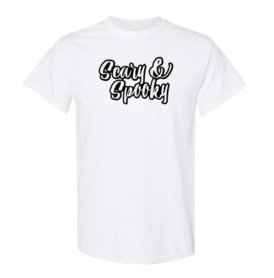 Youth Kids Scary & Spooky Cotton T-Shirt