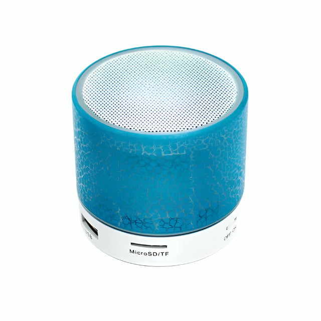Portable Bluetooth Mini Speaker with Colorful LED Lights | Wireless, TF Card & USB Support | Deep Bass Subwoofer for PC & Phone