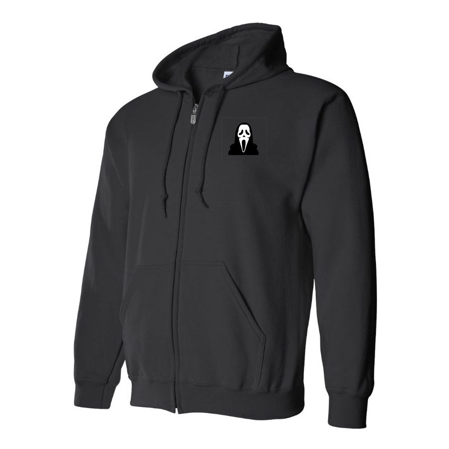 Men's Scream Ghostface Zipper Hoodie