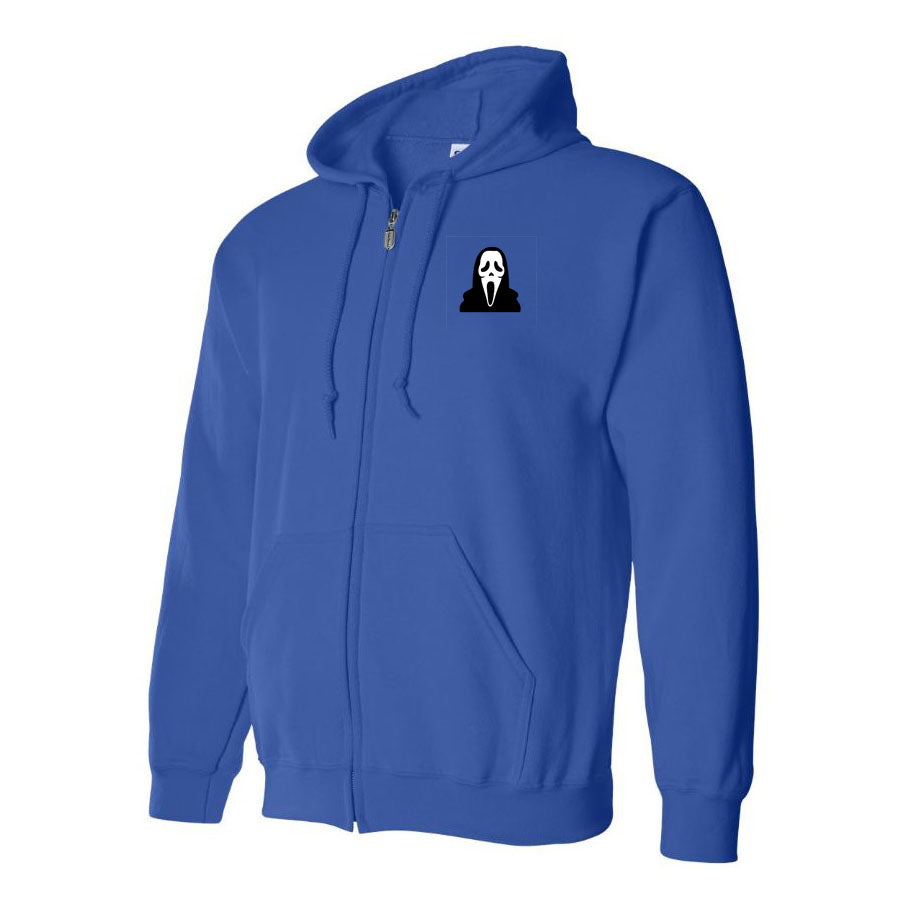 Men's Scream Ghostface Zipper Hoodie