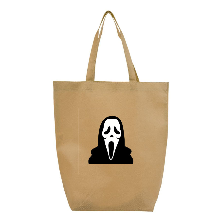 Scream Ghostface Q-Tees - Non-Woven Gusset Bottom Tote - Q1251