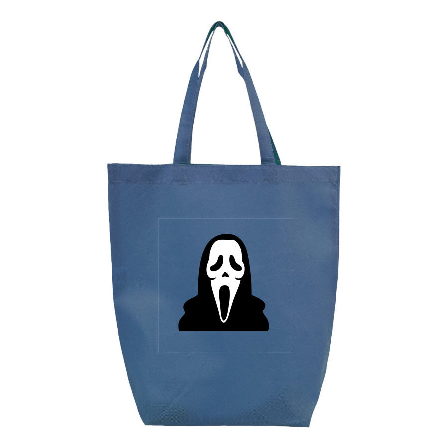 Scream Ghostface Q-Tees - Non-Woven Gusset Bottom Tote - Q1251