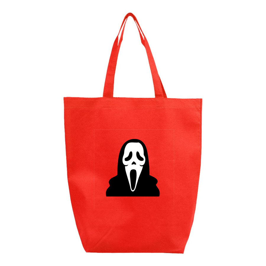 Scream Ghostface Q-Tees - Non-Woven Gusset Bottom Tote - Q1251