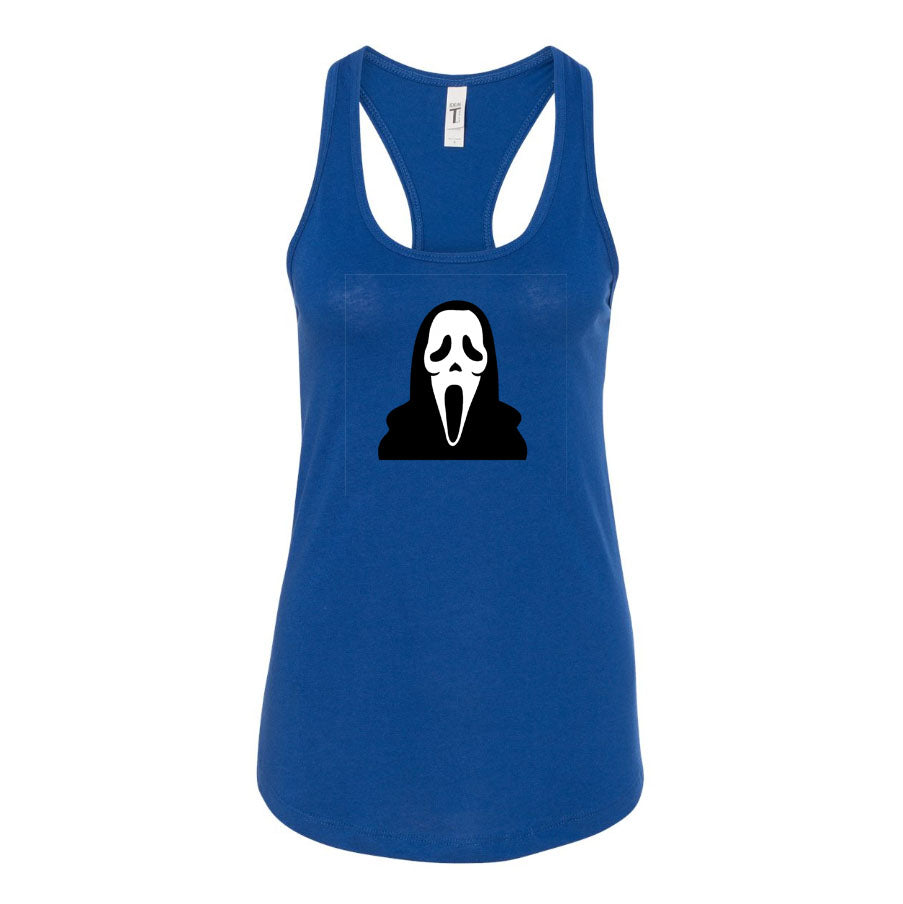 Women's Scream Ghostface Racerback Tank Top