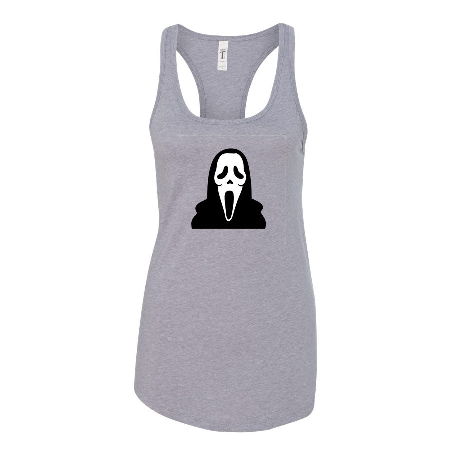 Women's Scream Ghostface Racerback Tank Top