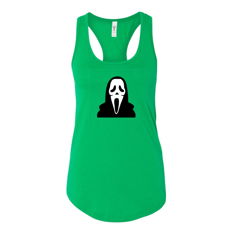 Women's Scream Ghostface Racerback Tank Top