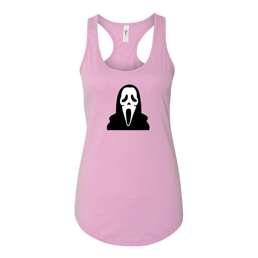 Women's Scream Ghostface Racerback Tank Top
