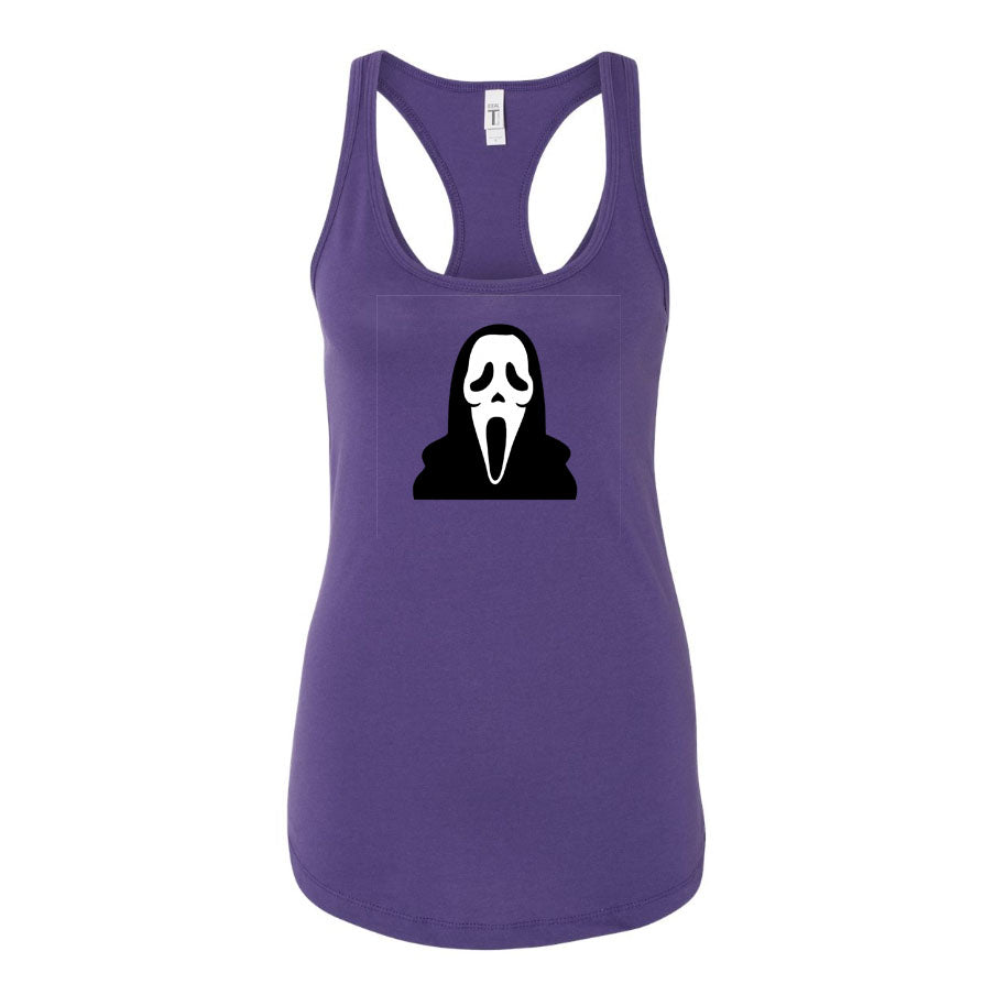 Women's Scream Ghostface Racerback Tank Top