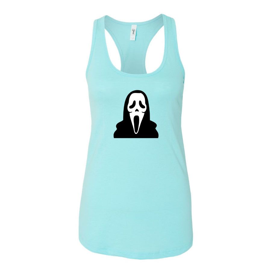 Women's Scream Ghostface Racerback Tank Top
