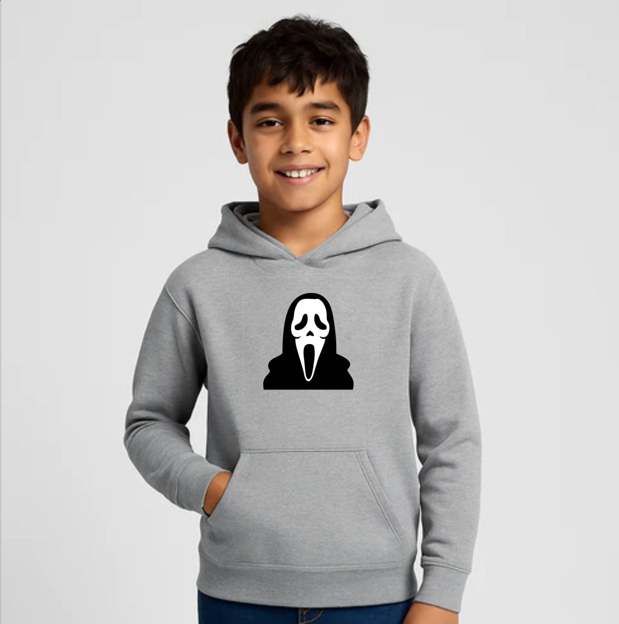 Youth Kids Scream Ghostface Pullover Hoodie