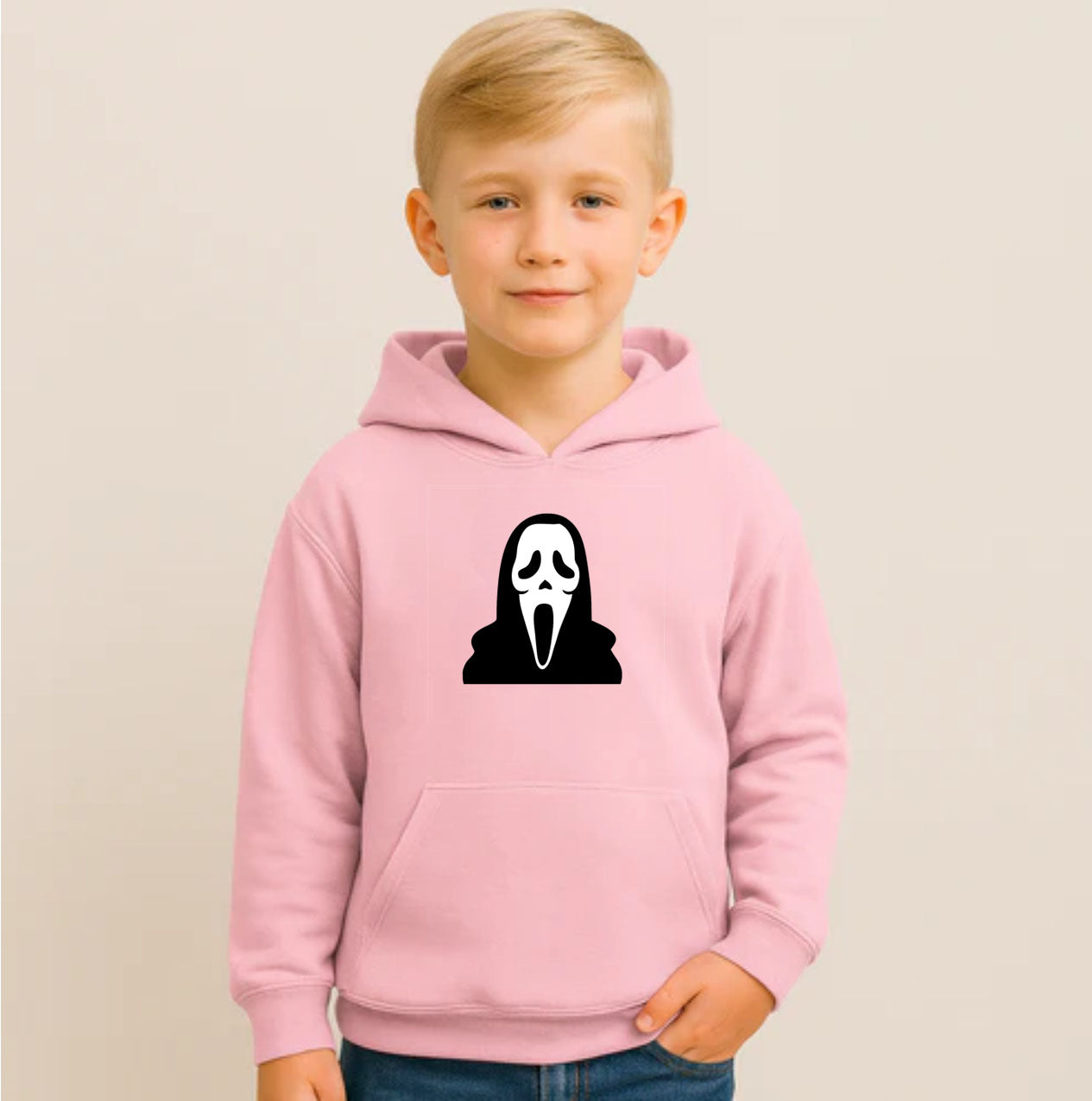 Youth Kids Scream Ghostface Pullover Hoodie