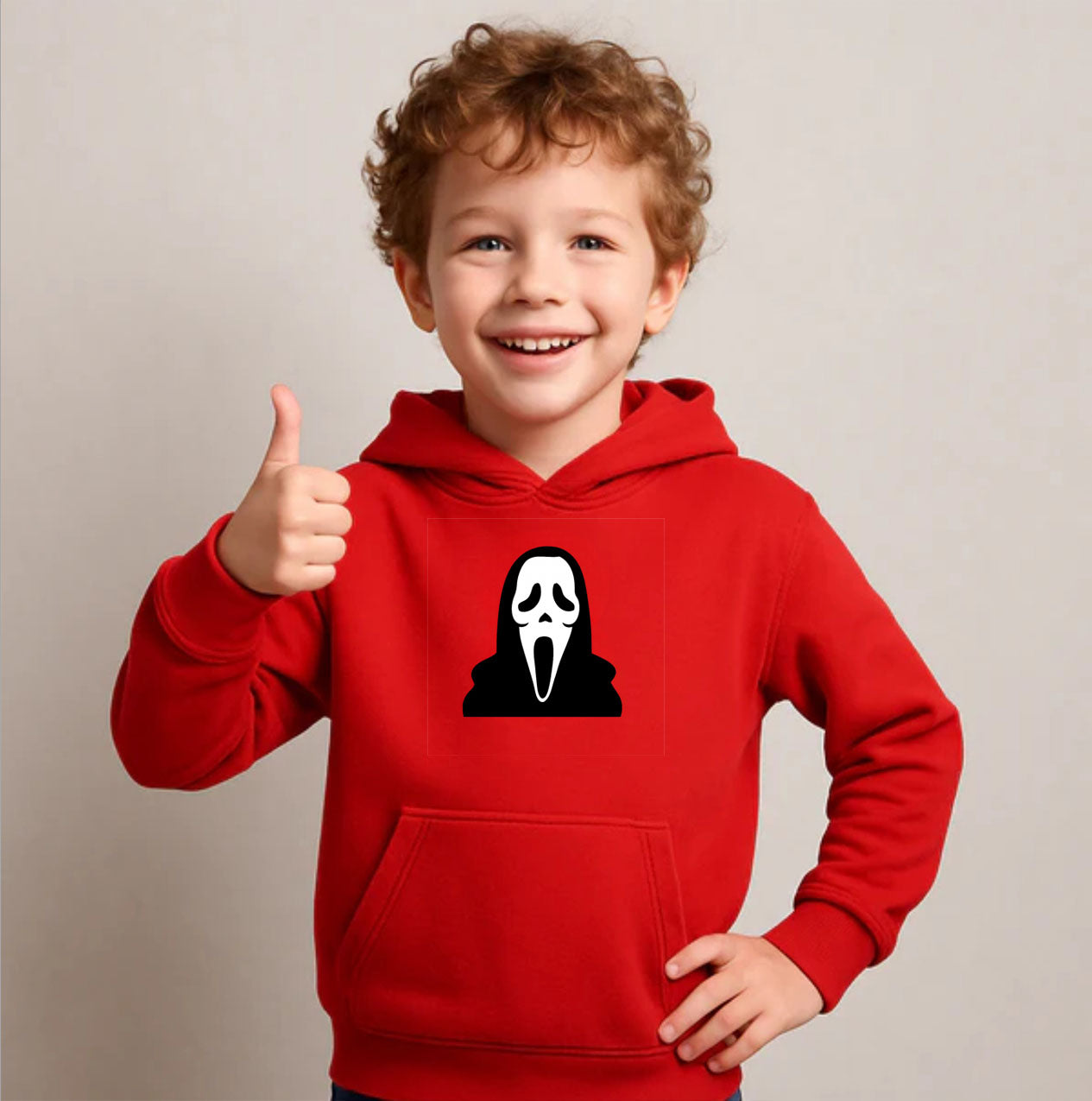 Youth Kids Scream Ghostface Pullover Hoodie