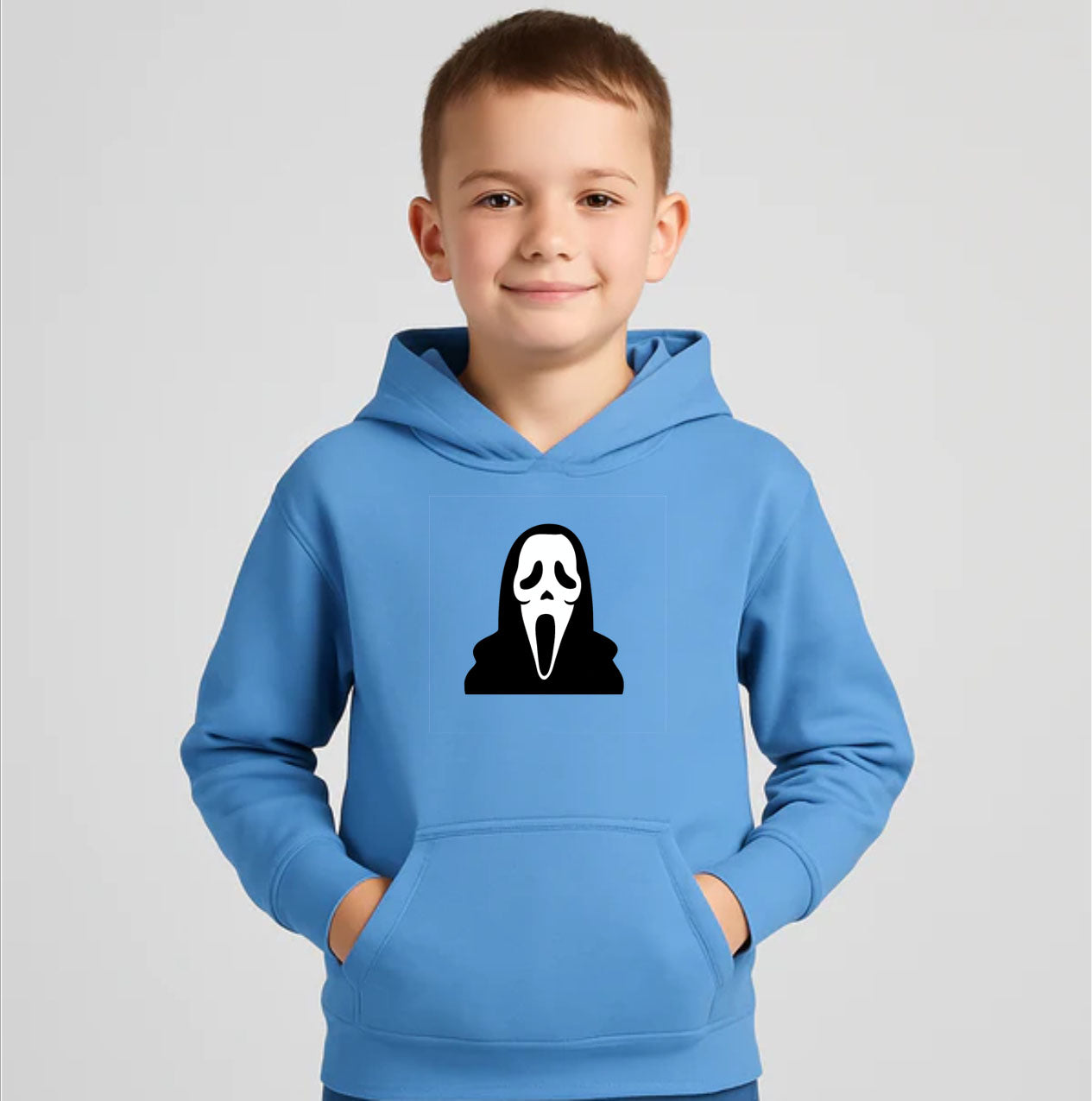 Youth Kids Scream Ghostface Pullover Hoodie
