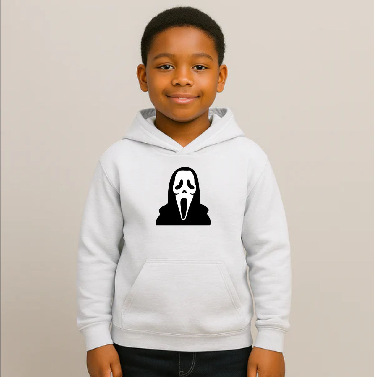Youth Kids Scream Ghostface Pullover Hoodie