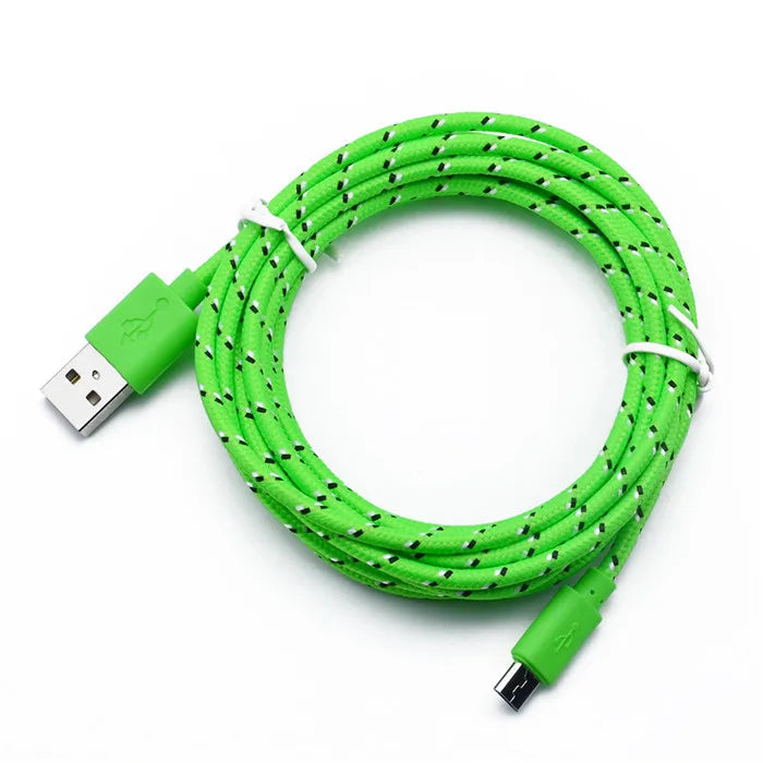 Micro USB Fast Charging Cable | Braided Nylon | 1M, 2M, 3M