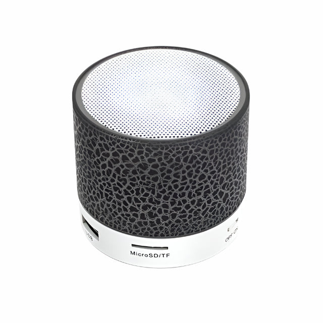 Portable Bluetooth Mini Speaker with Colorful LED Lights | Wireless, TF Card & USB Support | Deep Bass Subwoofer for PC & Phone