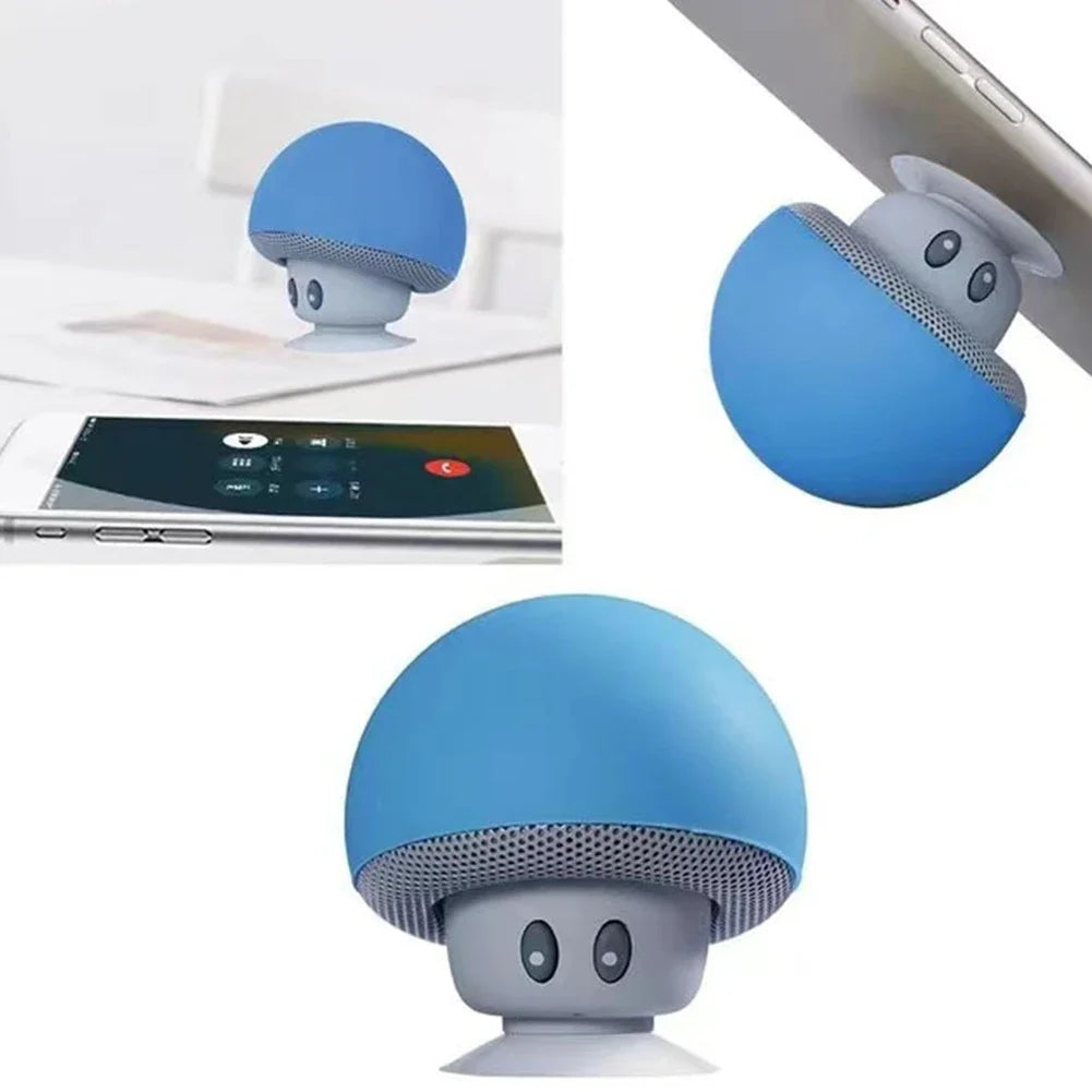 Portable Wireless Bluetooth Speaker with 30ft Range, Bass Subwoofer & Suction Cup – Ideal for Cycling, Picnics, and Outdoor Use