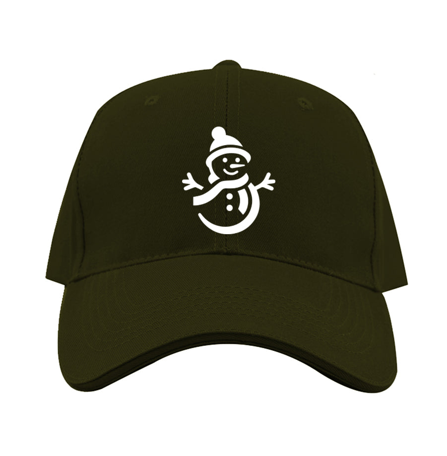 Snowman Dad Baseball Cap Hat