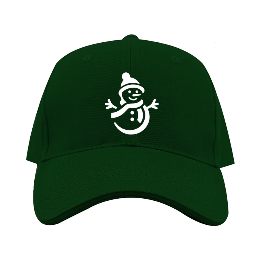 Snowman Dad Baseball Cap Hat