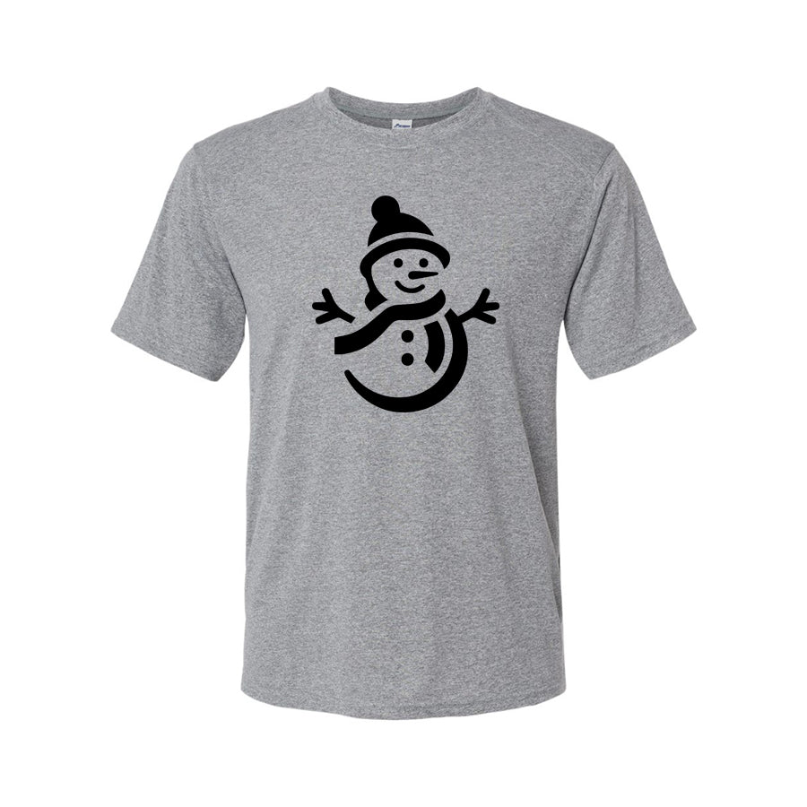 Men's Snowman Polyester T-Shirt