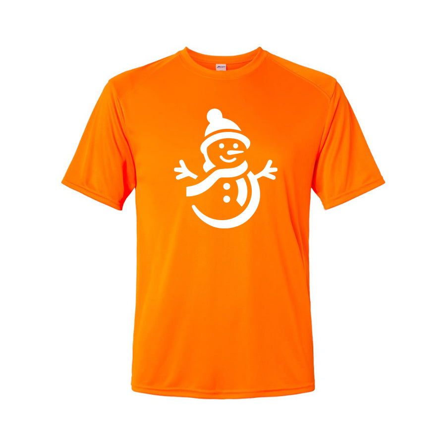 Men's Snowman Polyester T-Shirt