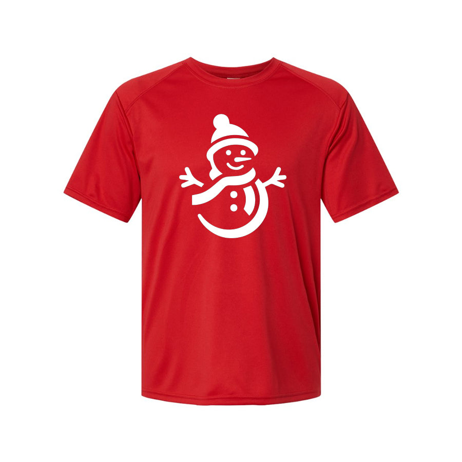 Men's Snowman Polyester T-Shirt