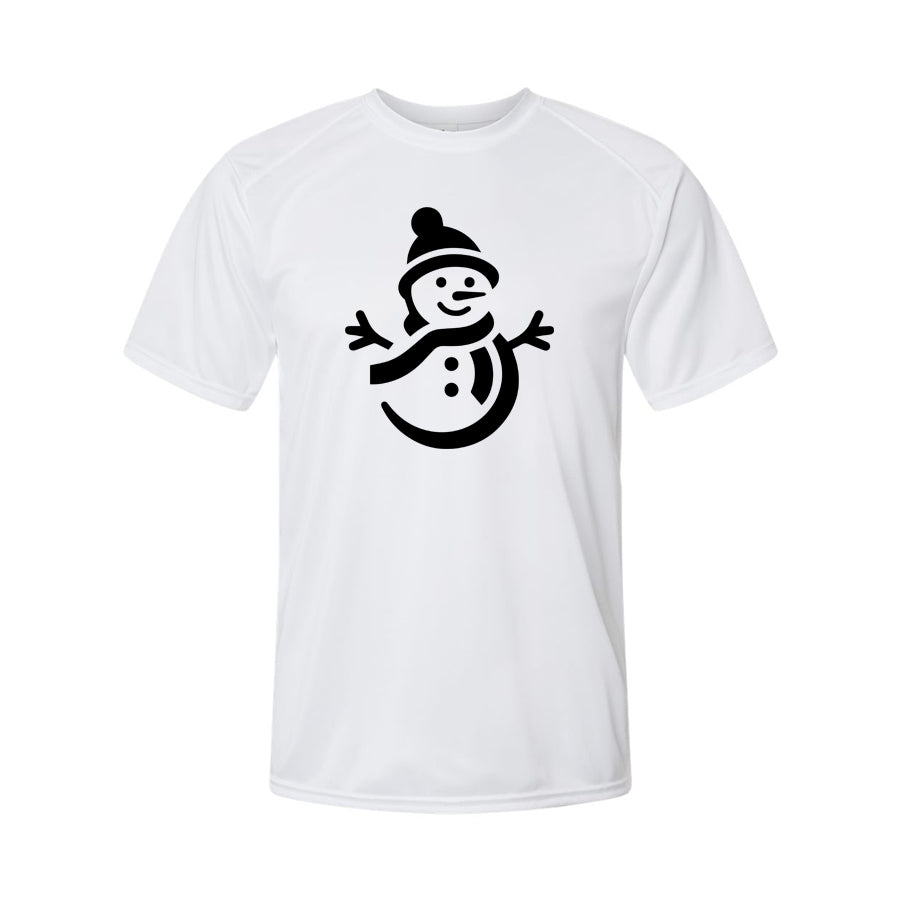 Men's Snowman Polyester T-Shirt