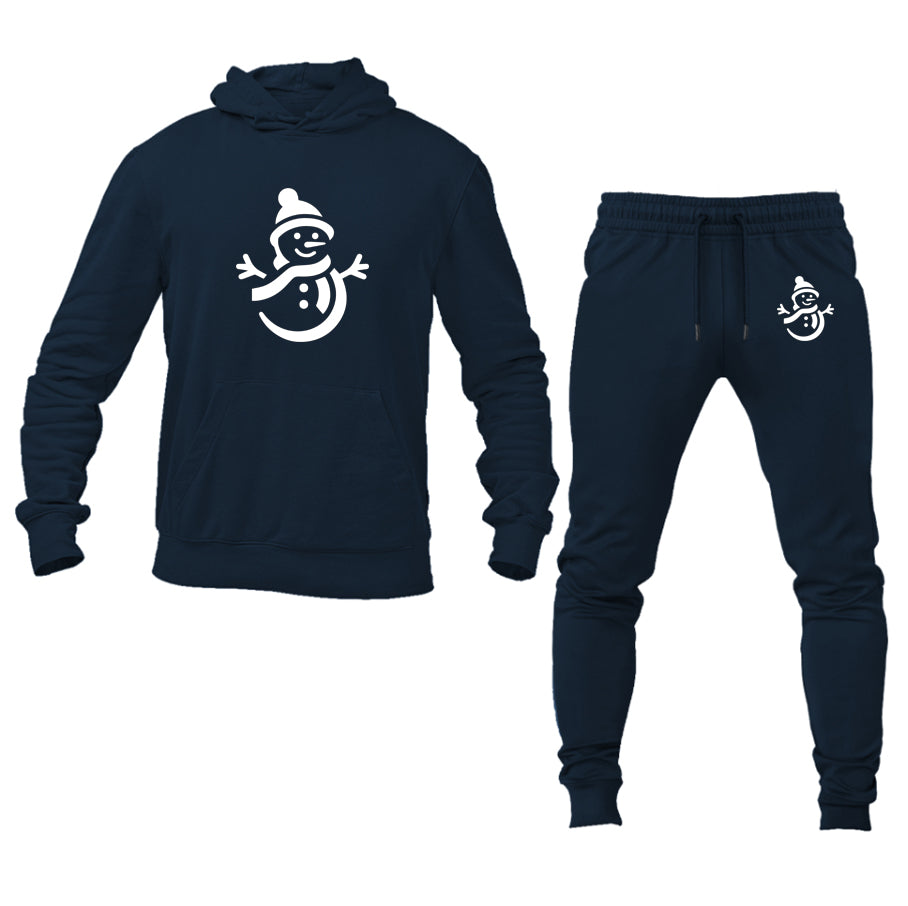 Men's Snowman Hoodie Joggers Set