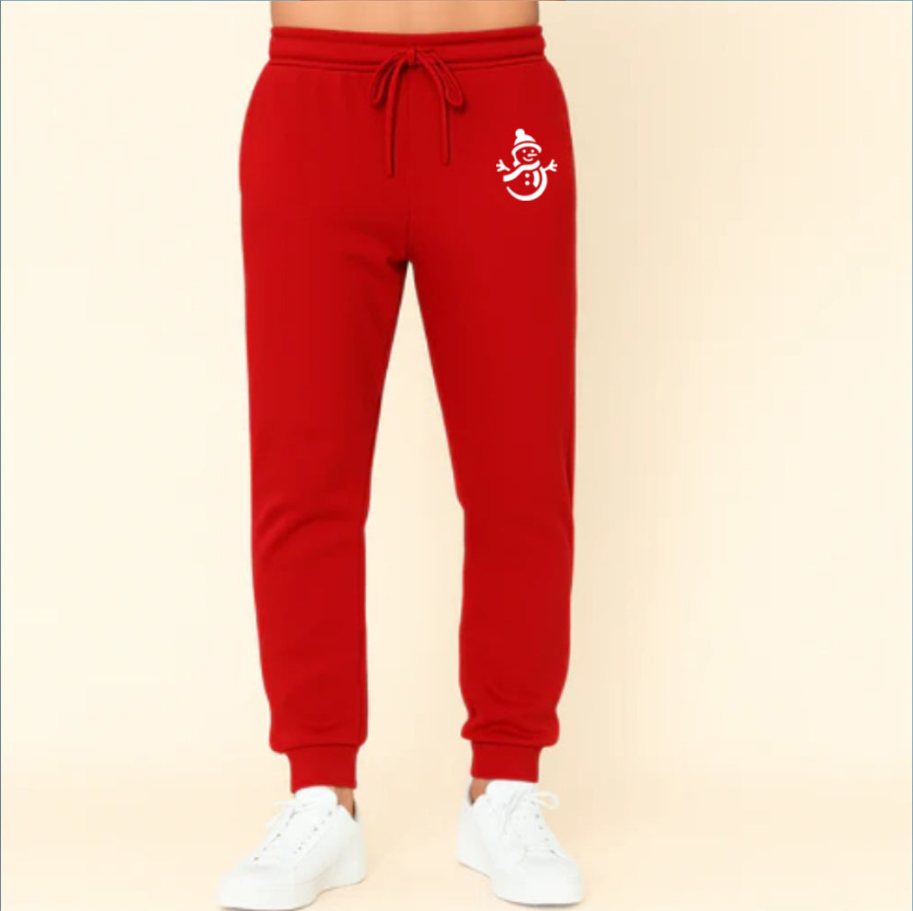 Men's Snowman Joggers Sweatpants