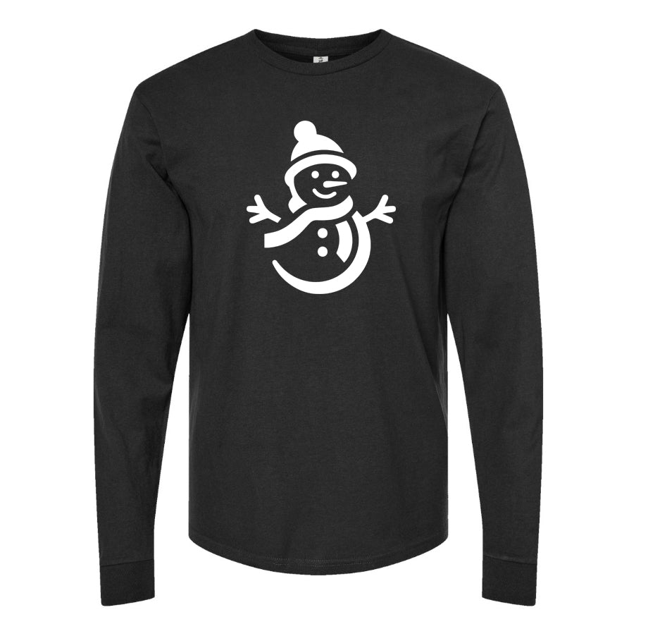 Men's Snowman Long Sleeve T-Shirt
