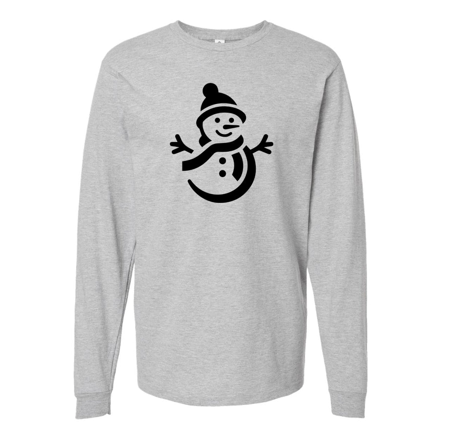 Men's Snowman Long Sleeve T-Shirt