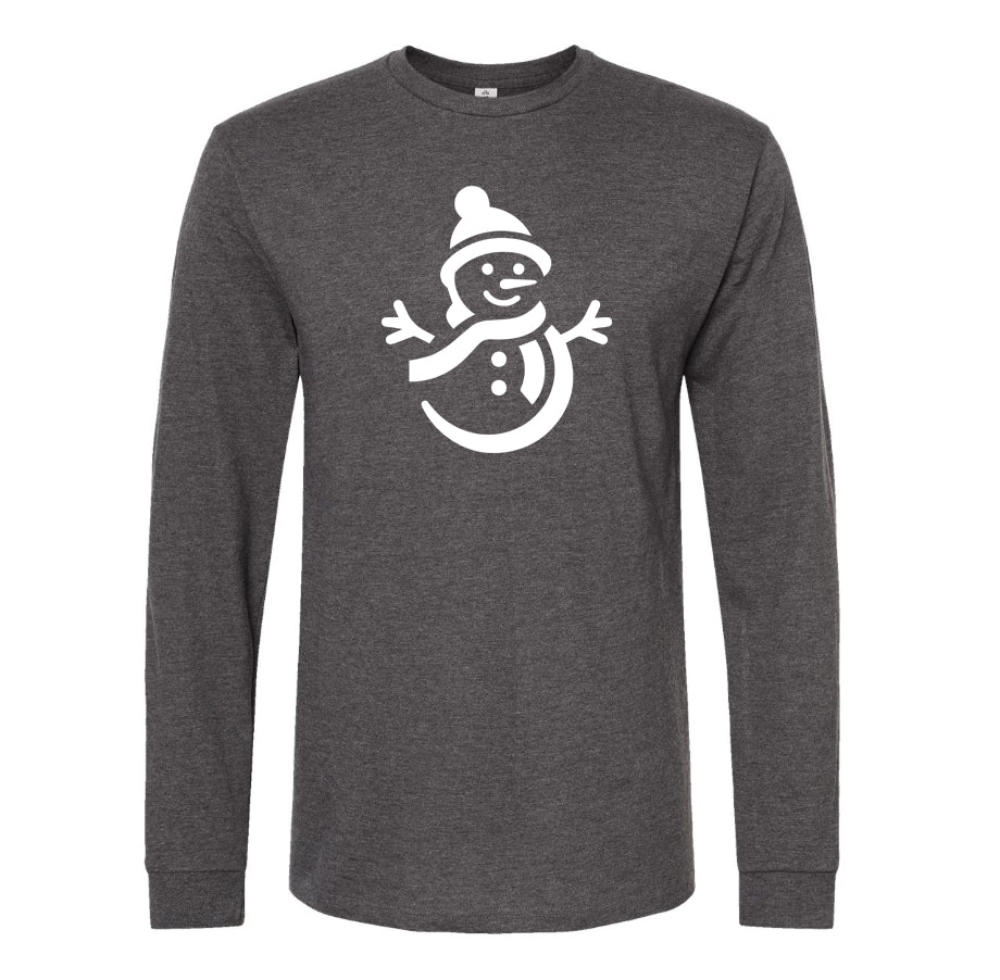 Men's Snowman Long Sleeve T-Shirt