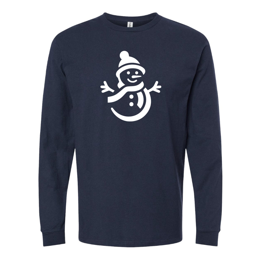 Men's Snowman Long Sleeve T-Shirt
