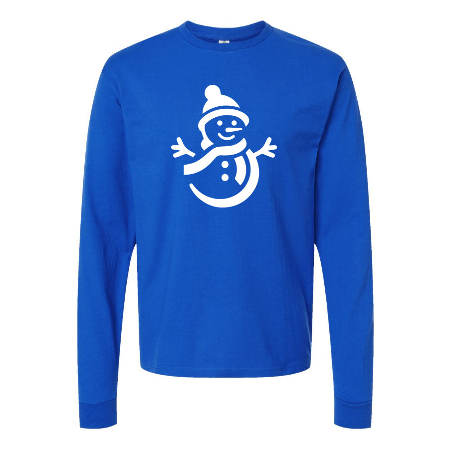 Men's Snowman Long Sleeve T-Shirt