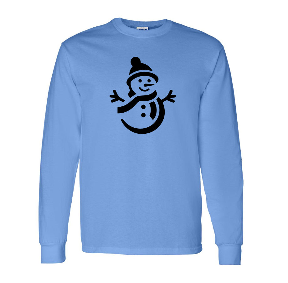 Men's Snowman Long Sleeve T-Shirt