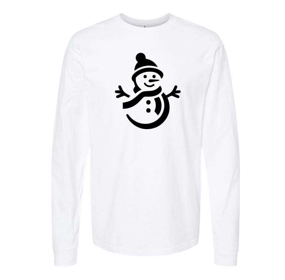 Men's Snowman Long Sleeve T-Shirt