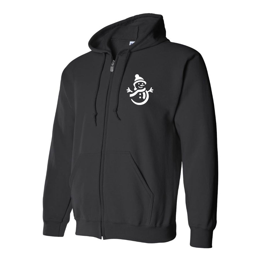 Men's Snowman Zipper Hoodie