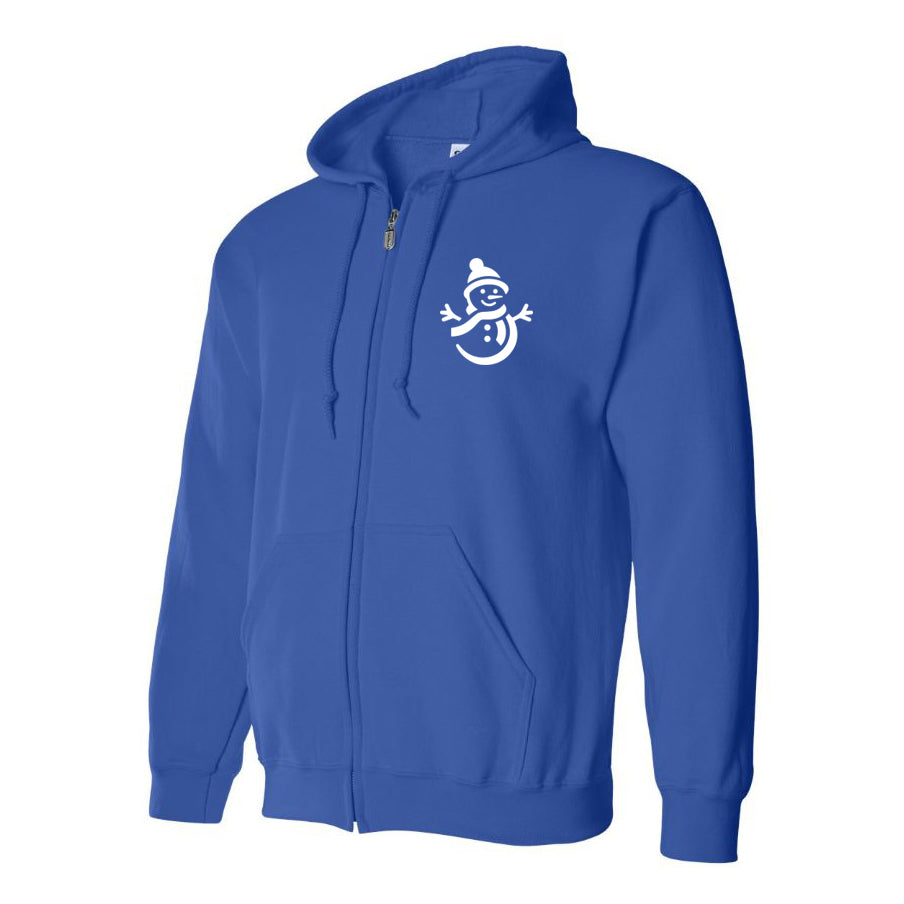 Men's Snowman Zipper Hoodie