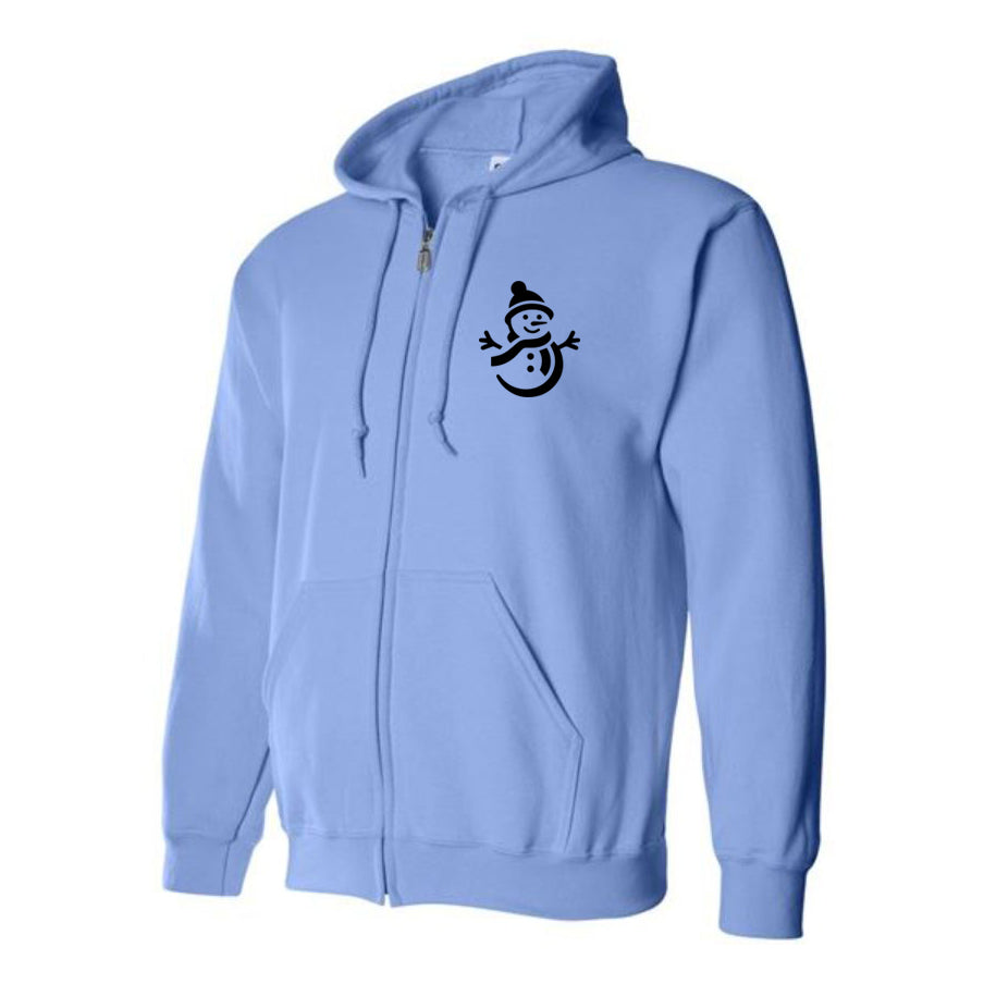 Men's Snowman Zipper Hoodie